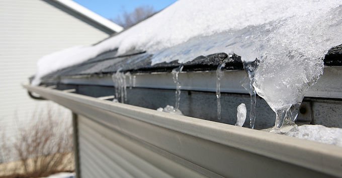 Snow Melting off of Roof