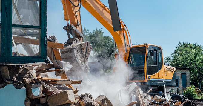 Building demolition